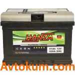 Акумулятор Hanza Platinum 6СТ-61-А3E R+